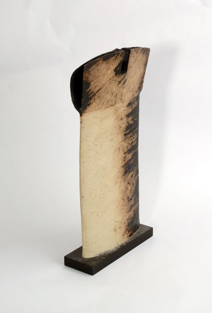 Unique stoneware sculpture by Vera Vehring N8577 - Freeforms