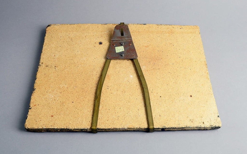 Unique stoneware tile by Francesca Mascitti Lindh A1826 - Freeforms