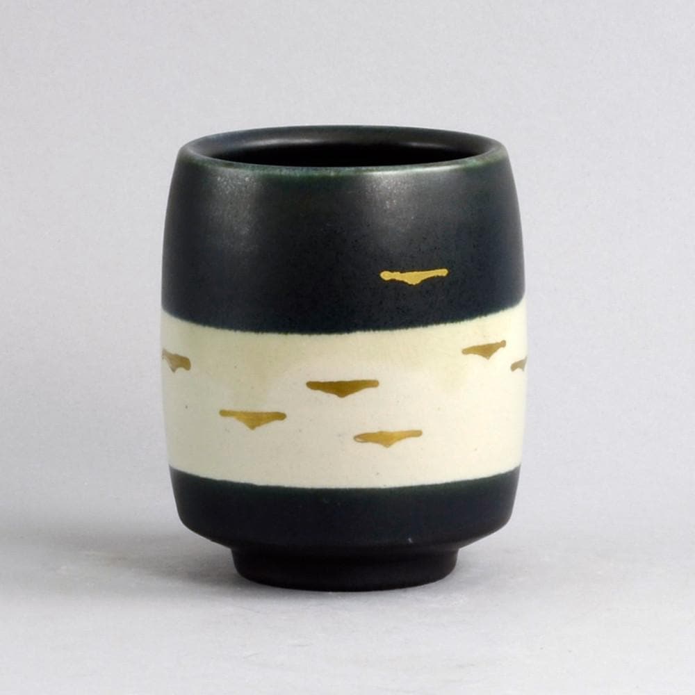 Unique stoneware vase by Antje Brüggemann Breckwoldt N6798 - Freeforms