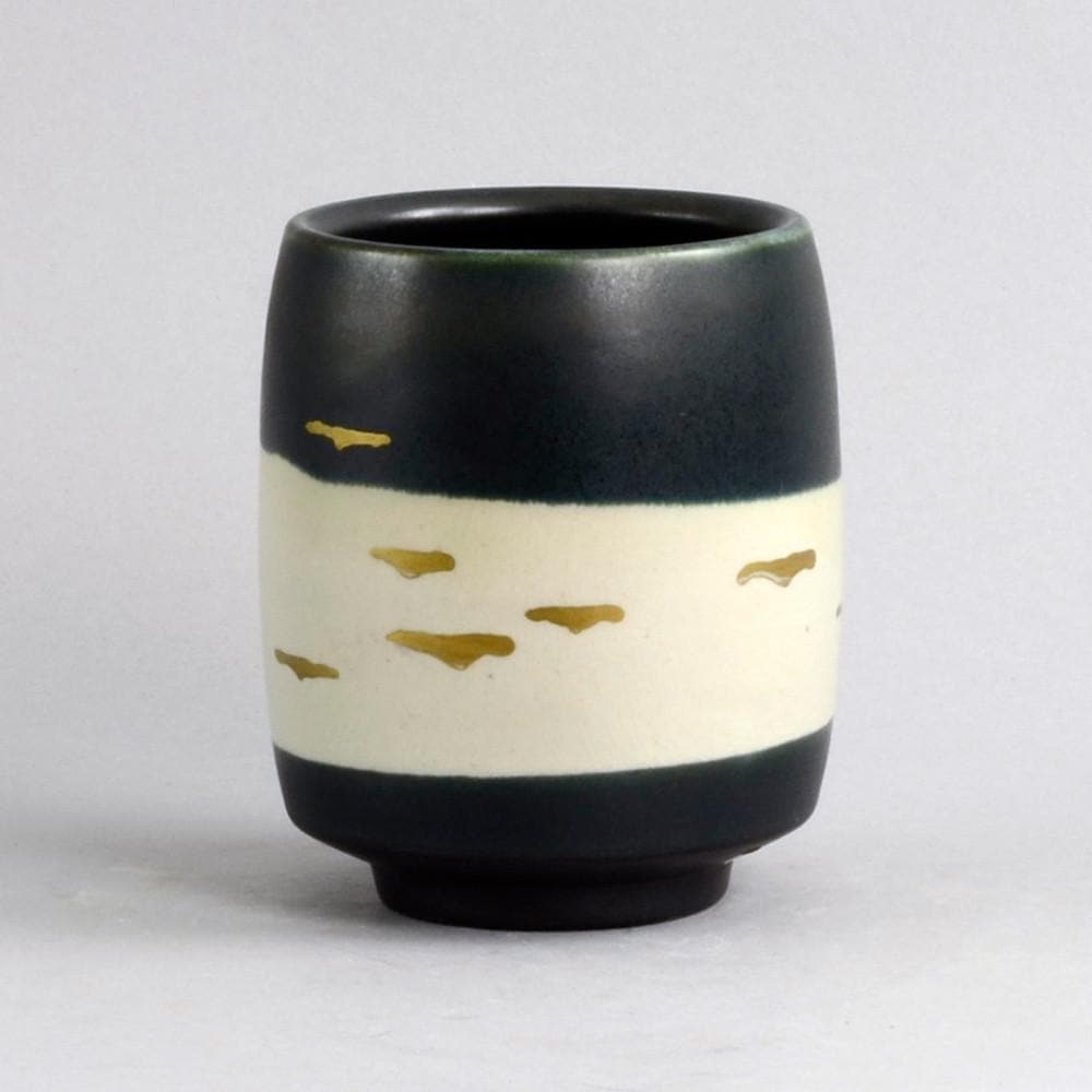 Unique stoneware vase by Antje Brüggemann Breckwoldt N6798 - Freeforms