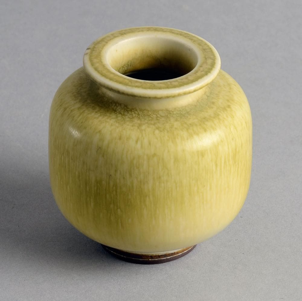 Unique stoneware vase by Berndt Friberg A1106 - Freeforms