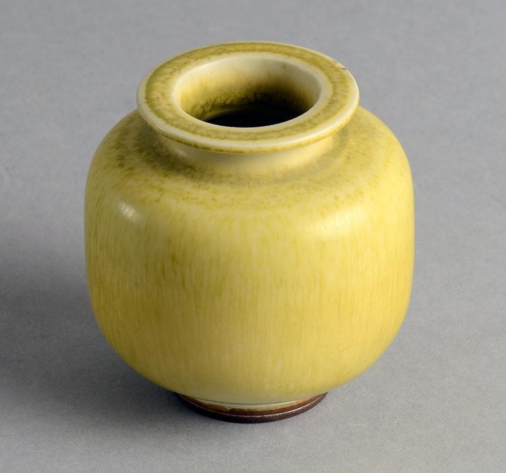 Unique stoneware vase by Berndt Friberg A1106 - Freeforms