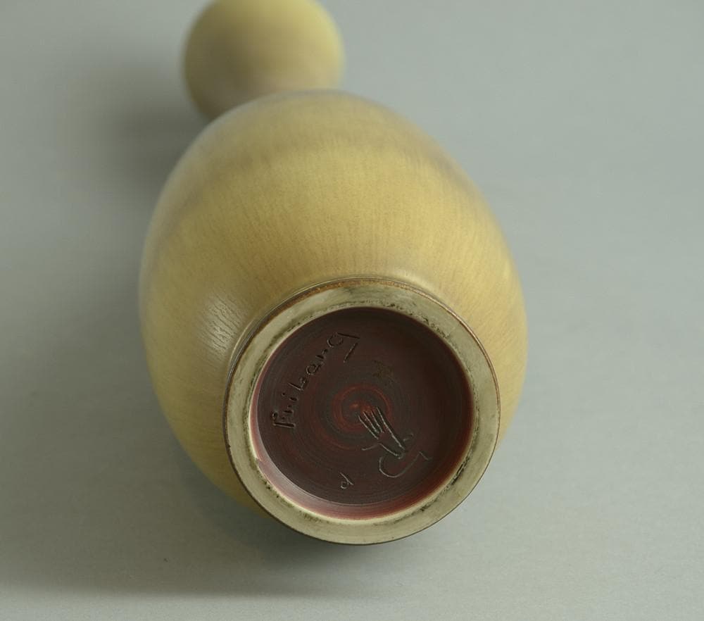 Unique stoneware vase by Berndt Friberg A1849 - Freeforms