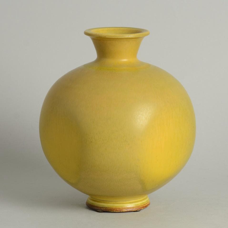 Unique stoneware vase by Berndt Friberg N6593 - Freeforms