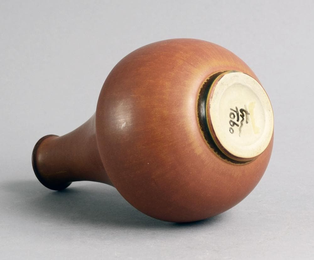 Unique stoneware vase by Erich and Ingrid Triller for Tobo A1289 - Freeforms