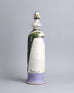 Unique stoneware vase by Gilbert Portanier B3859 - Freeforms
