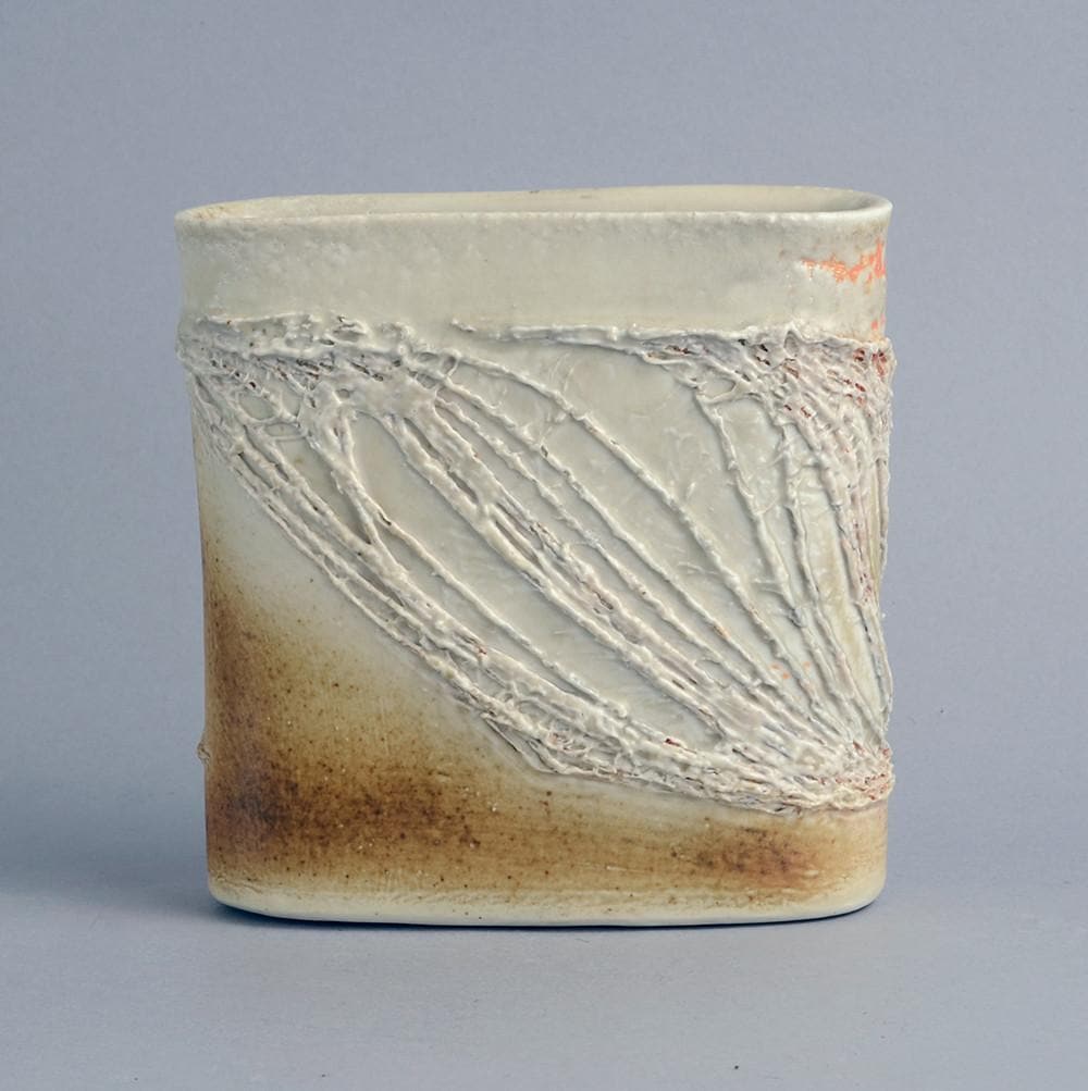 Unique stoneware vase by Gottlind Weigel B3893 - Freeforms