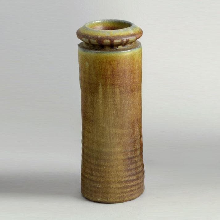 Unique stoneware vase by Heiner Balzar N8251 - Freeforms