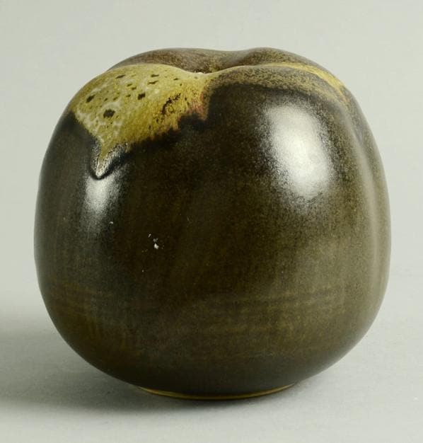 Unique stoneware vase by Horst Kerstan A1348 - Freeforms