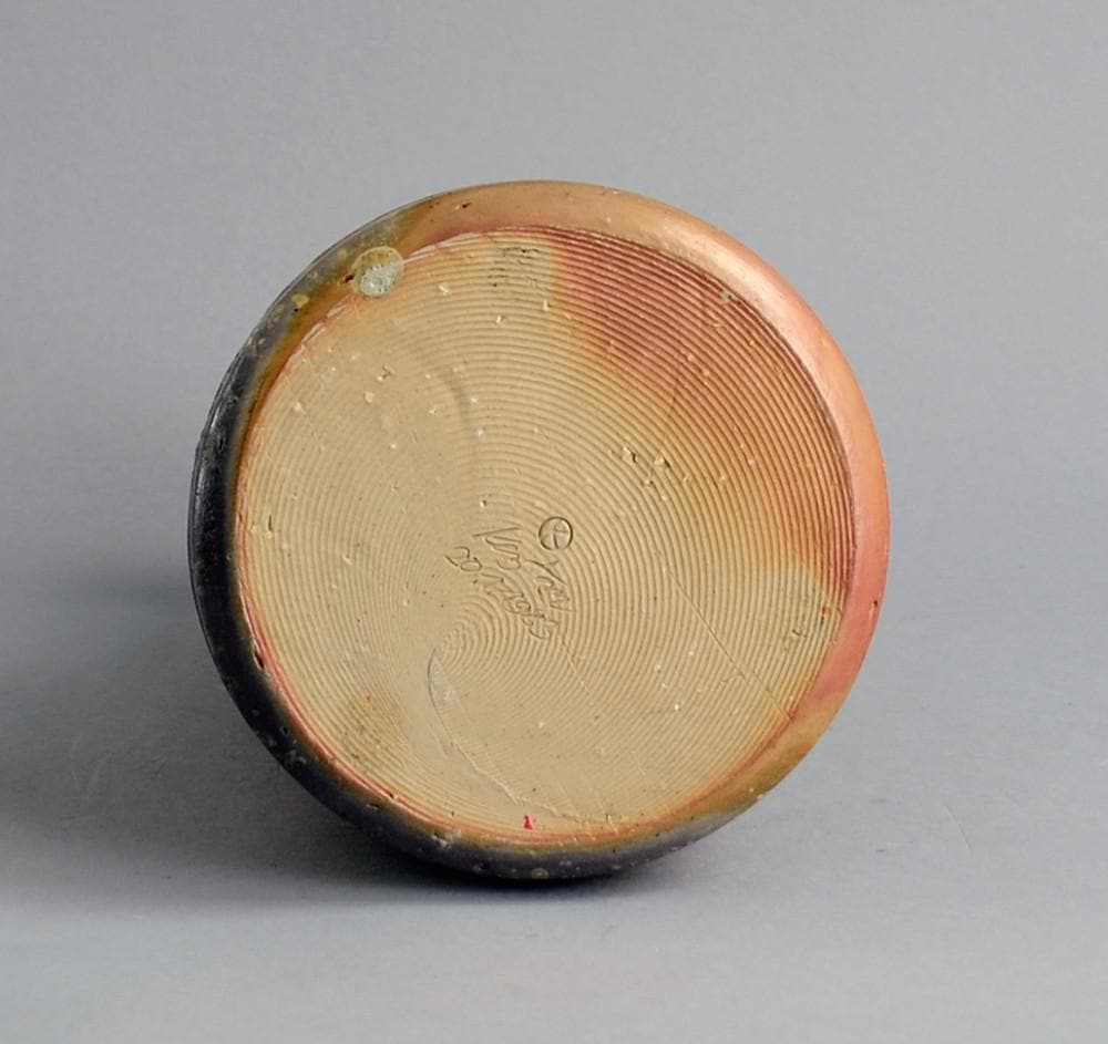 Unique stoneware vase by Horst Kerstan B3464A - Freeforms