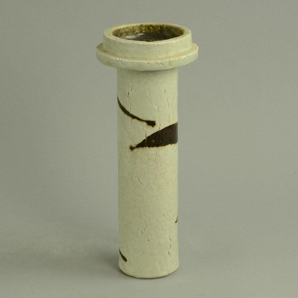 Unique stoneware vase by Janet Leach N7179 - Freeforms