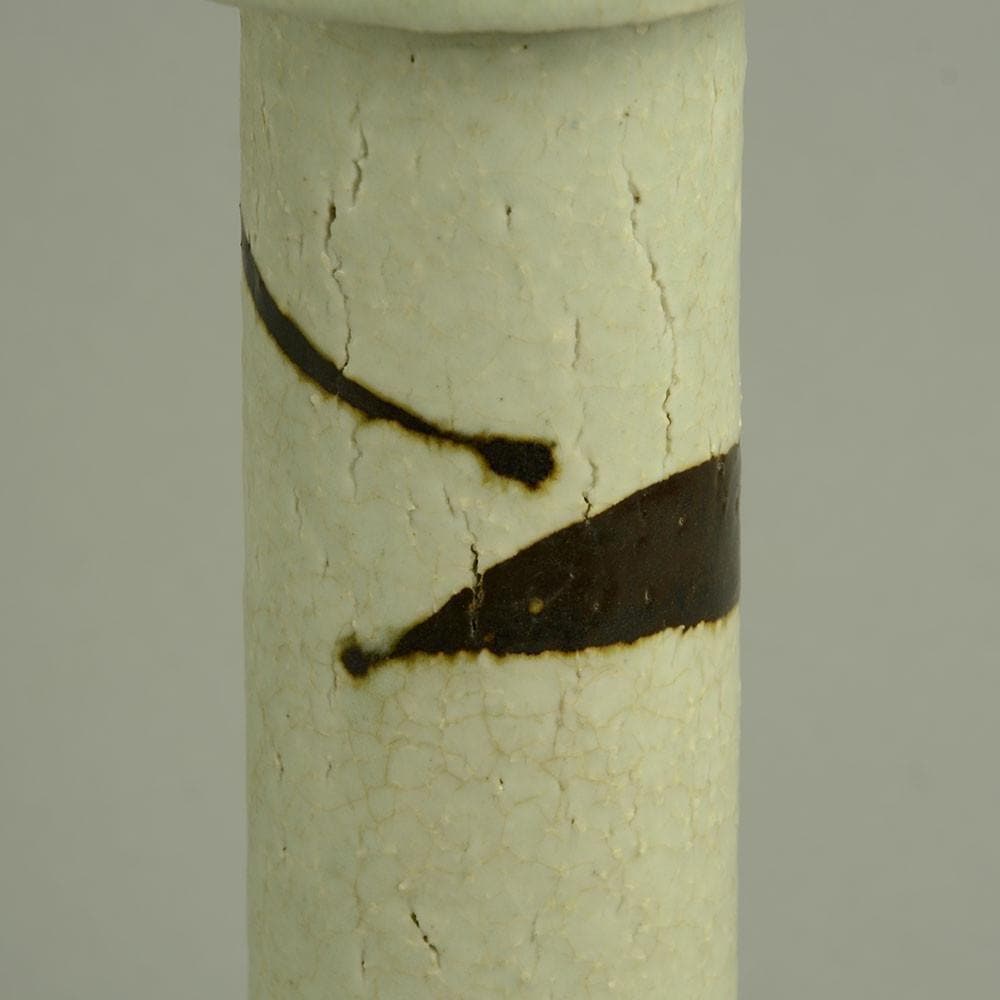 Unique stoneware vase by Janet Leach N7179 - Freeforms