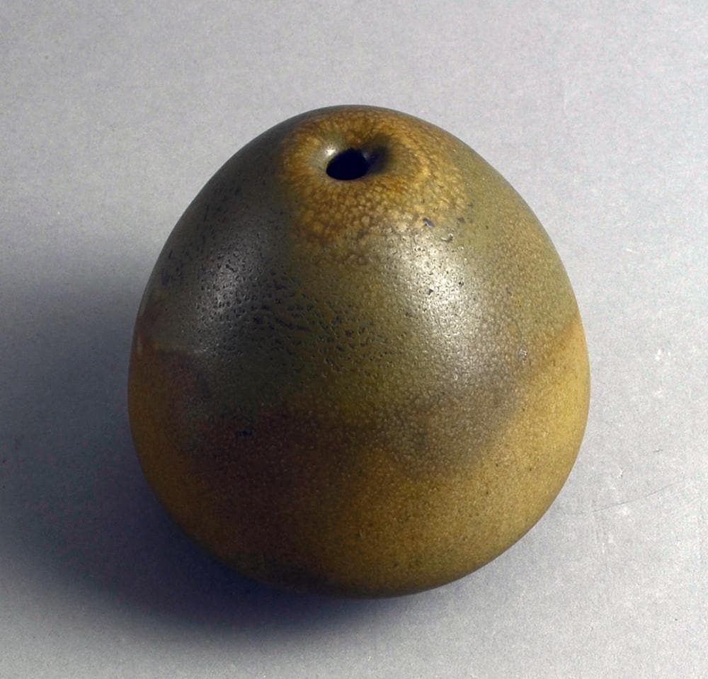 Unique stoneware vase by Karl Scheid A1676 - Freeforms