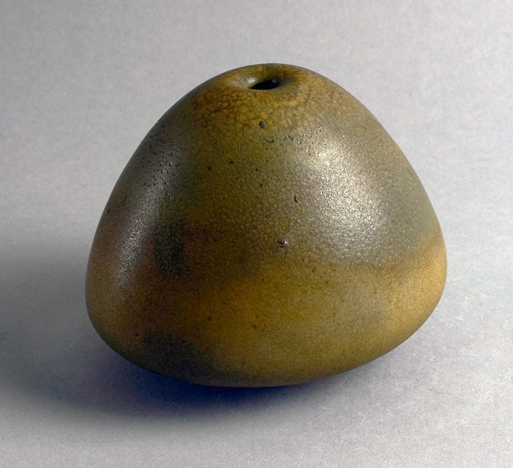 Unique stoneware vase by Karl Scheid A1676 - Freeforms