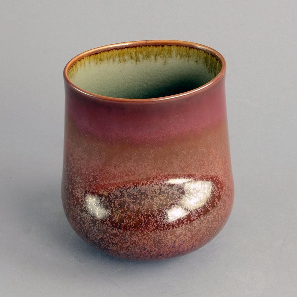 Unique stoneware vase by Karl Scheid N8353 - Freeforms