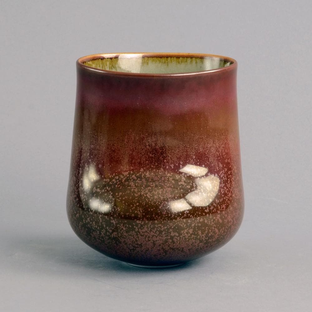 Unique stoneware vase by Karl Scheid N8353 - Freeforms