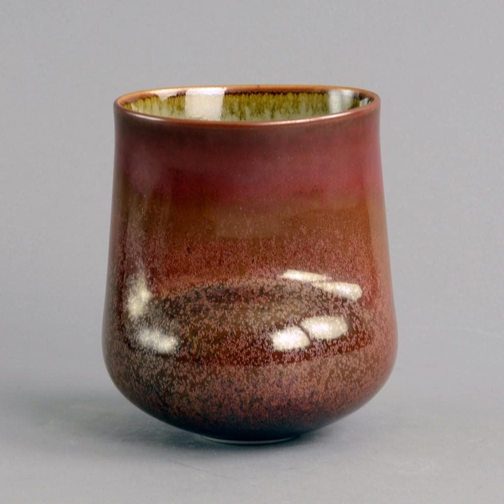 Unique stoneware vase by Karl Scheid N8353 - Freeforms