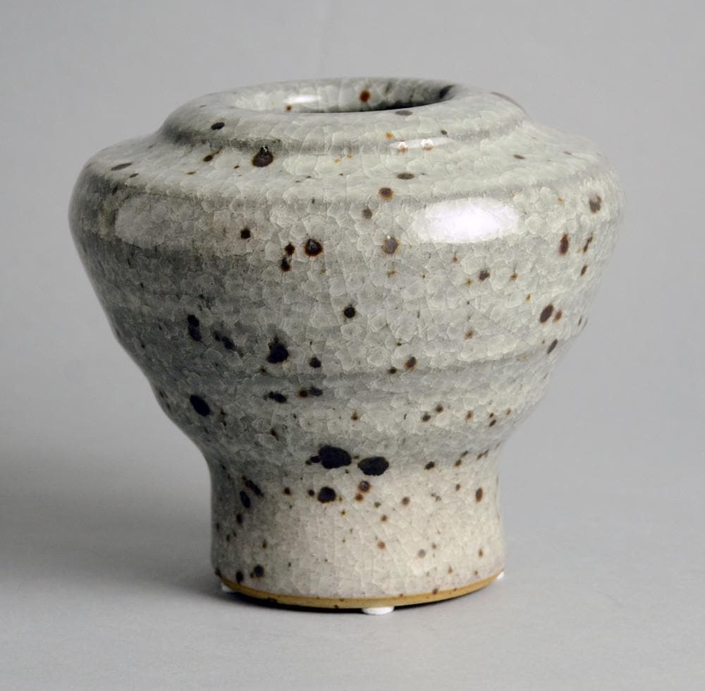 Unique stoneware vase by Martin Schlotz N9103 - Freeforms