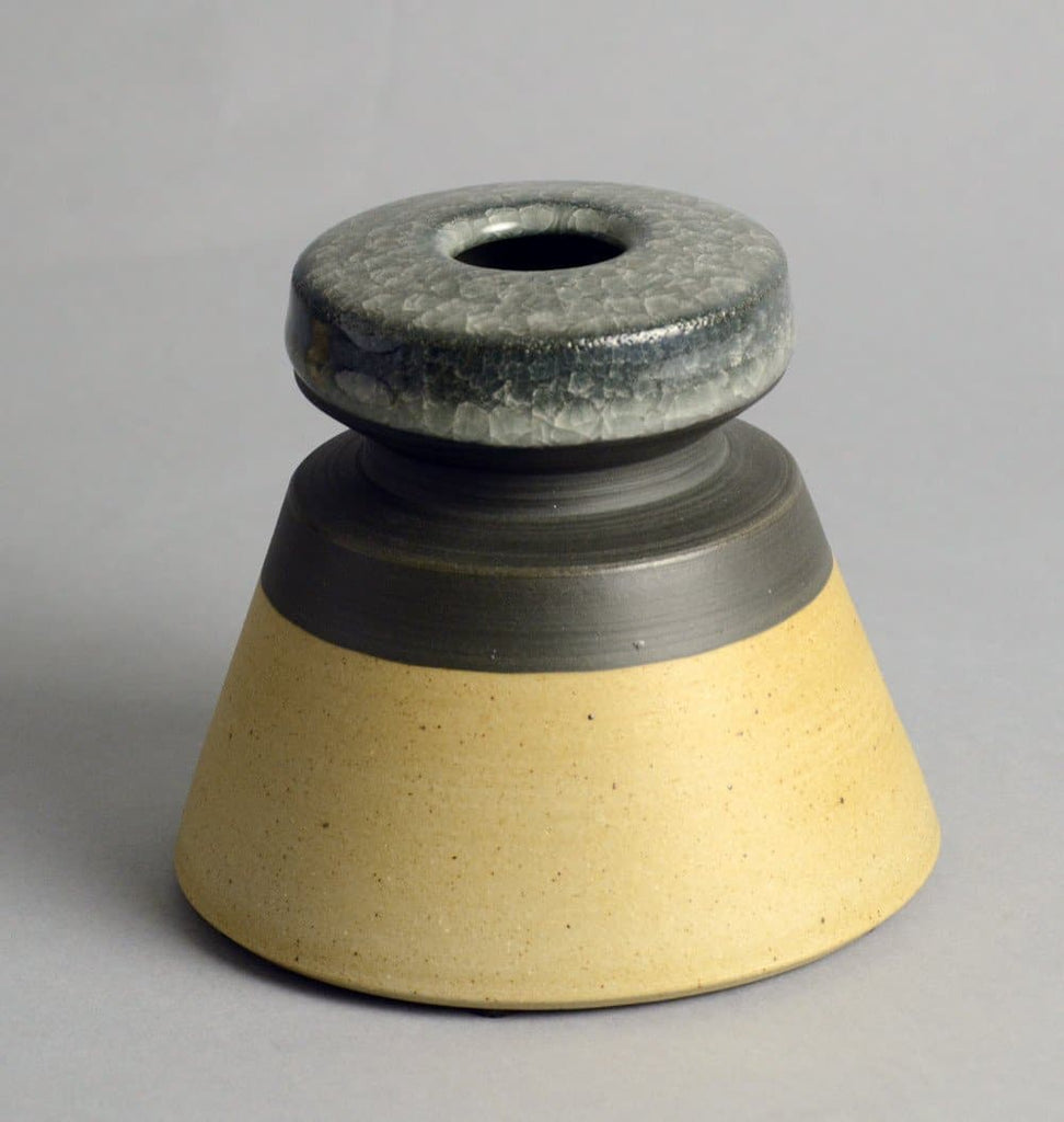 Unique stoneware vase by Martin Schlotz N9745 - Freeforms