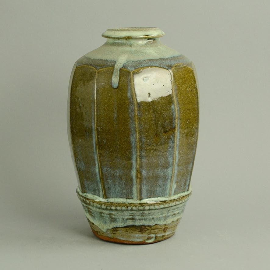 Unique stoneware vase by Mike Dodd N6064 - Freeforms