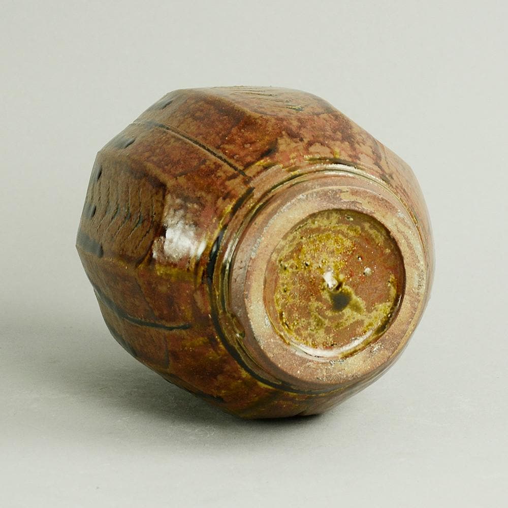 Unique stoneware vase by Mike Dodd N6065 - Freeforms