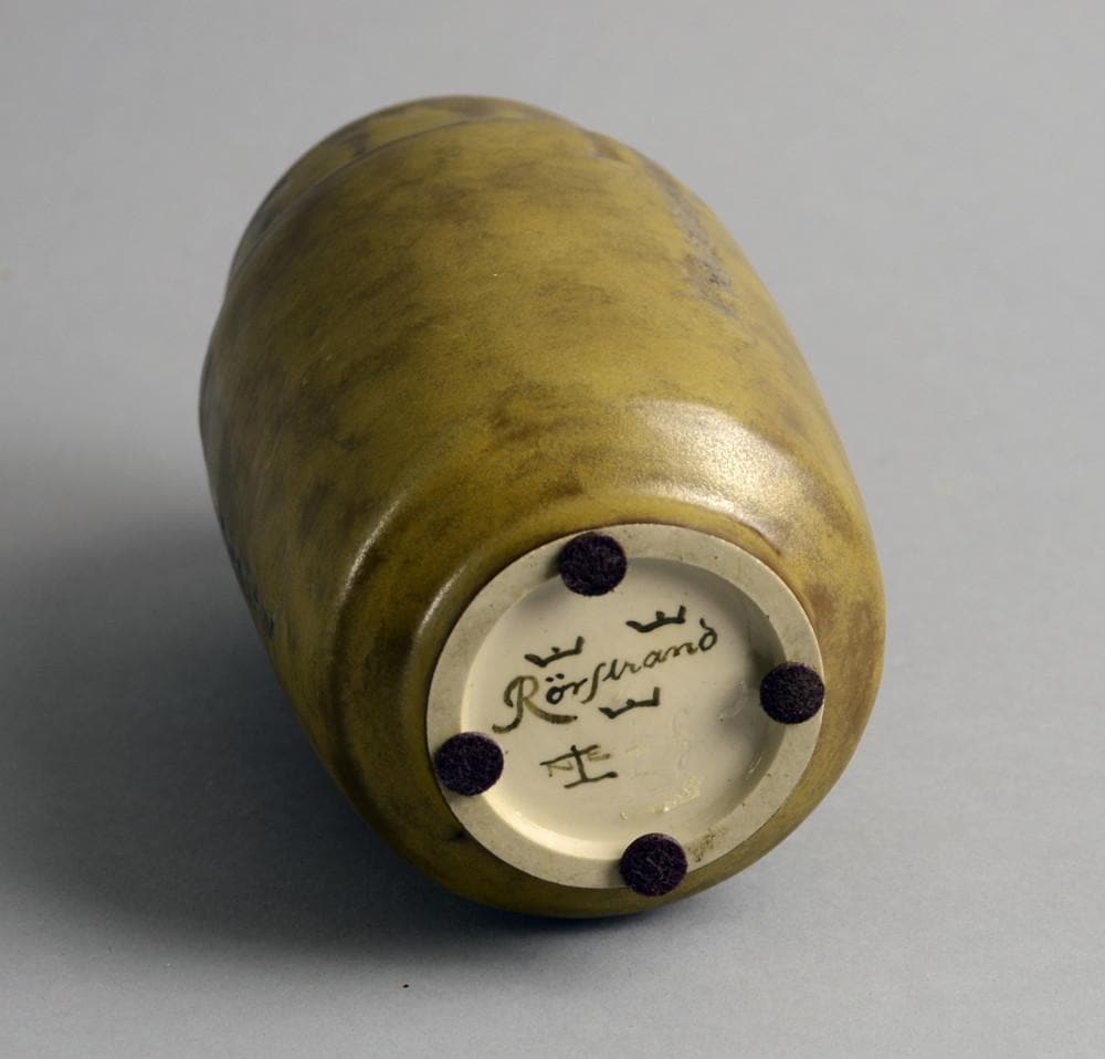 Unique stoneware vase by Nils Emil Lundström N4073 - Freeforms