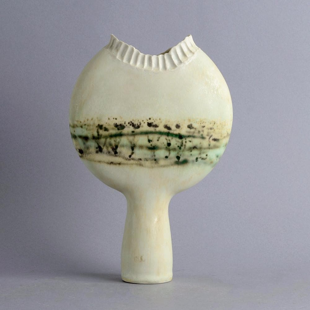 Unique stoneware vase by Otto Meier N8241 - Freeforms