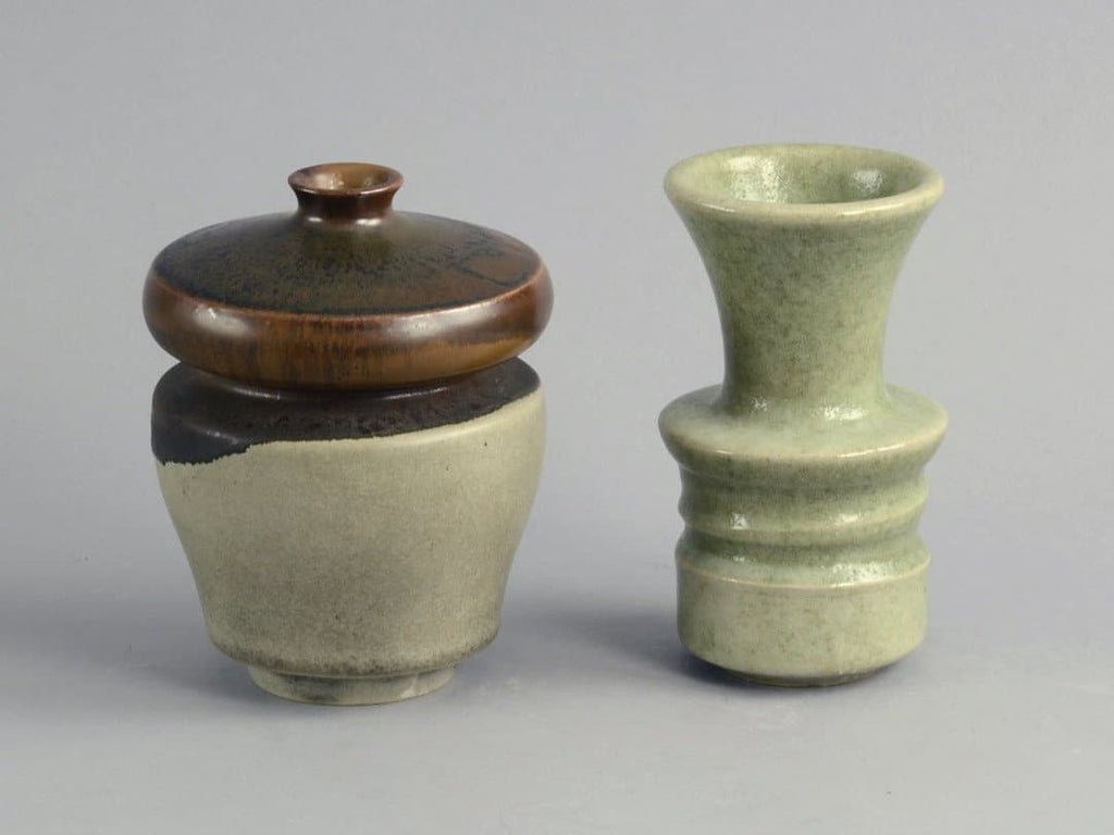 Unique stoneware vase by Peter Zweifel C5142 - Freeforms