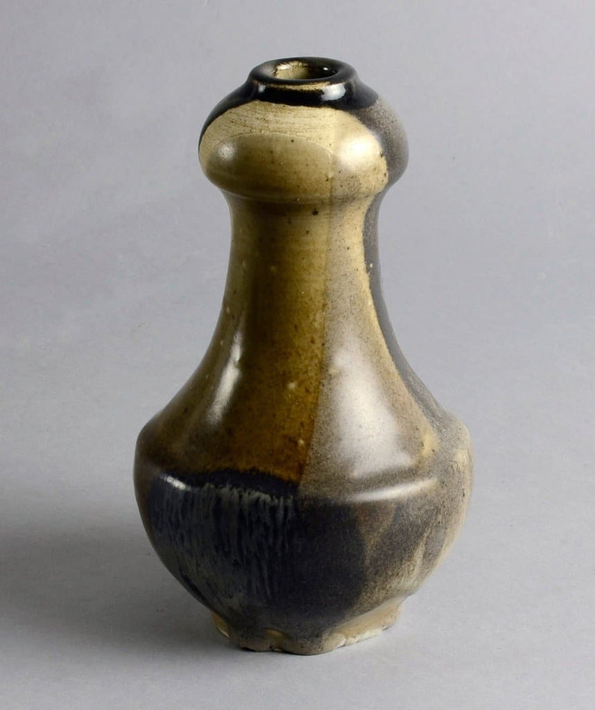 Unique stoneware vase by Reinhold Rieckmann N9613 - Freeforms