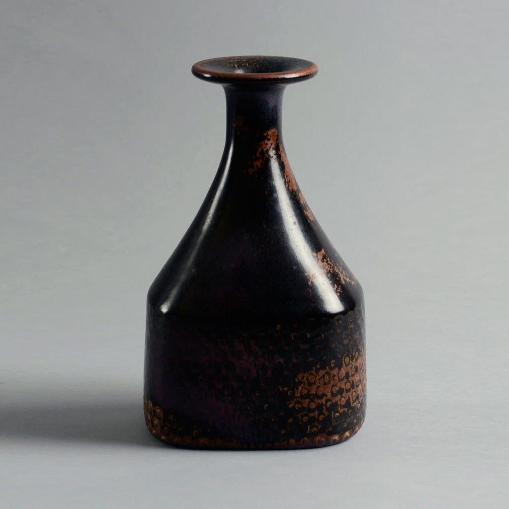 Unique stoneware vase by Stig Lindberg A1554 - Freeforms