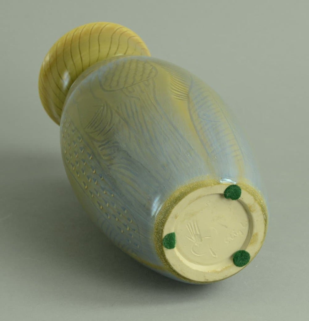 Unique stoneware vase by Stig Lindberg F1514 - Freeforms