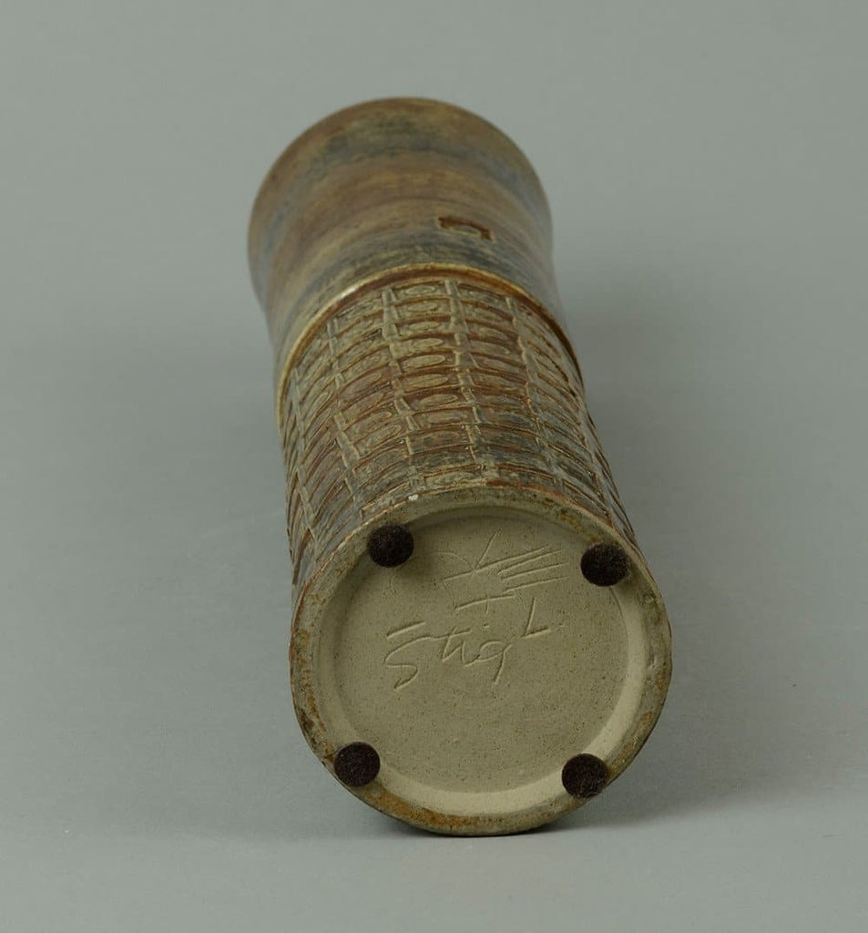 Unique stoneware vase by Stig Lindberg N5471 - Freeforms