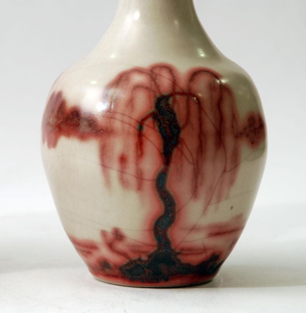 Unique stoneware vase by Thora Hjorth N2028 - Freeforms