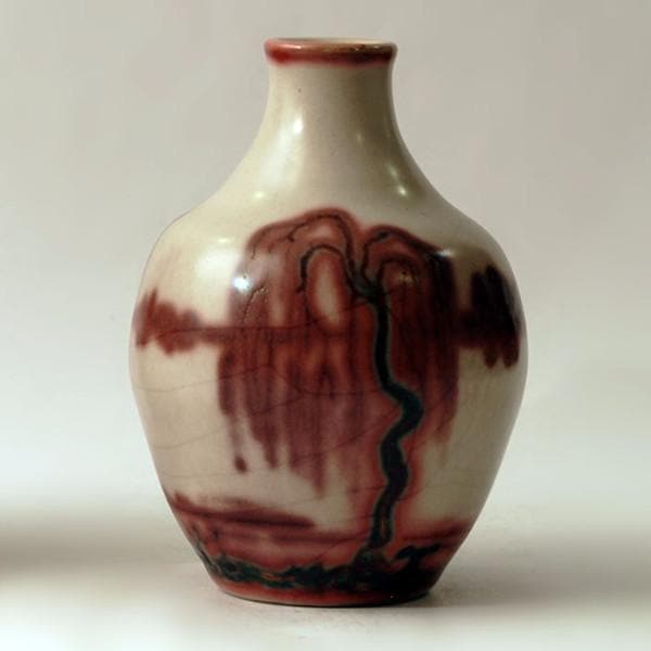 Unique stoneware vase by Thora Hjorth N2028 - Freeforms