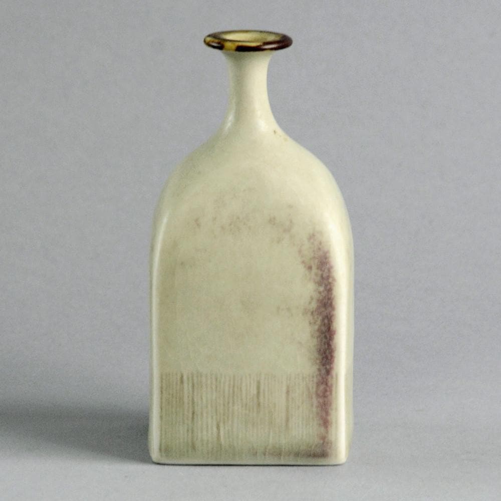 Unique stoneware vase by Ursula Scheid B3590 - Freeforms