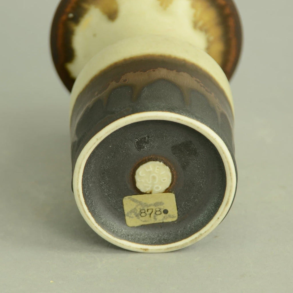 Unique stoneware vase by Ursula Scheid N6899 - Freeforms