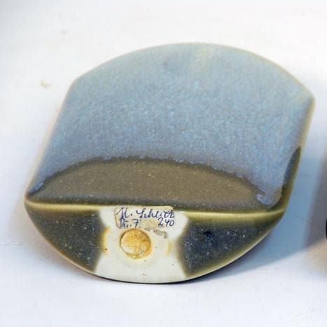 Unique stoneware vase by Ursula Scheid N7784 - Freeforms