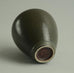 Unique stoneware vase with brown glaze by Berndt Friberg B3085 - Freeforms