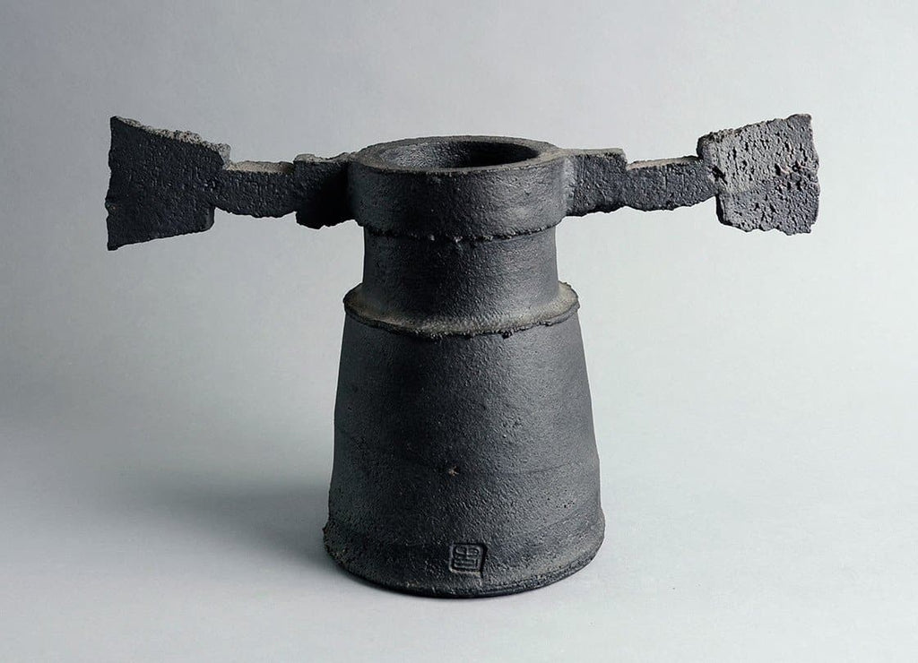 Unique stoneware "winged form" by Colin Pearson A1940 - Freeforms