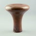 Ursula Scheid Tall flaring vase with glossy reddish brown glaze D6123 - Freeforms