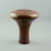 Ursula Scheid Tall flaring vase with glossy reddish brown glaze D6123 - Freeforms