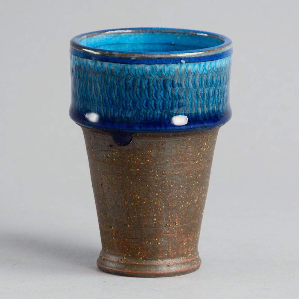 Vase by Nils Kahler for Kahler Keramik, Denmark B3576 - Freeforms