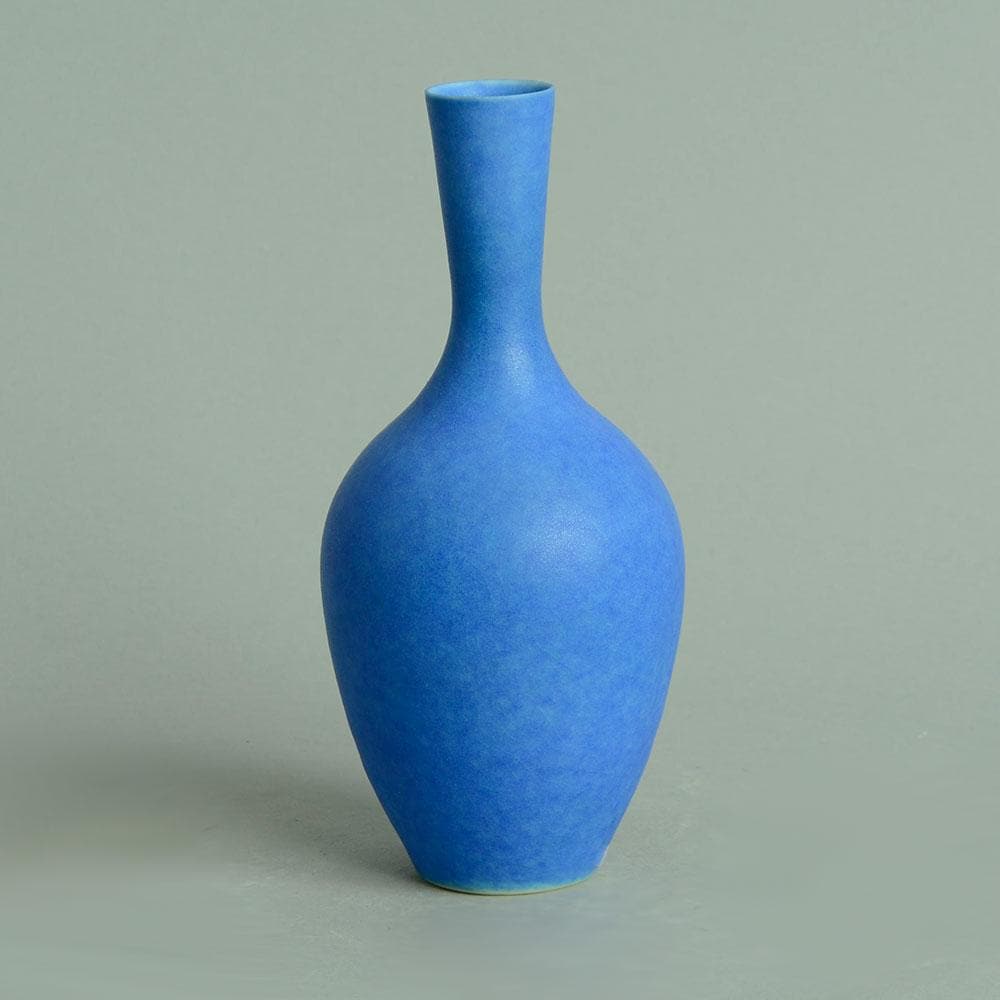 Vase with blue glaze by Delan Cookson N9225 - Freeforms