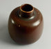 Vase with brown haresfur glaze by Carl Harry Stalhane A1565 - Freeforms