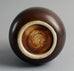 Vase with brown haresfur glaze by Carl Harry Stalhane A1565 - Freeforms