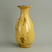 Vase with yellow and brown glossy glaze by Svend Hammershoj C5113 - Freeforms