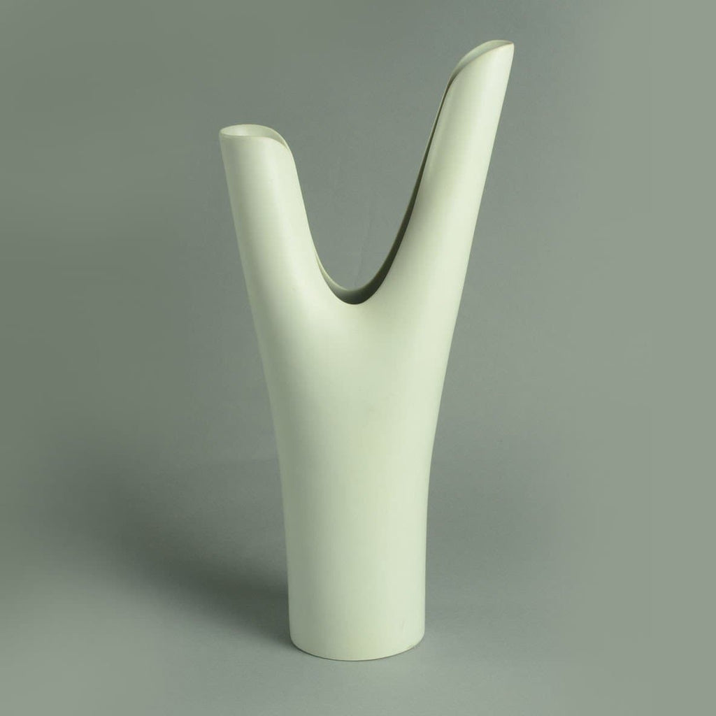 stig lindberg veckla vase gustavsberg white