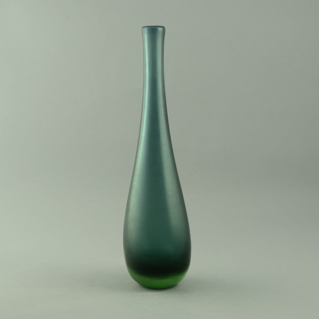 Venini Inciso vase in blue D6169 - Freeforms