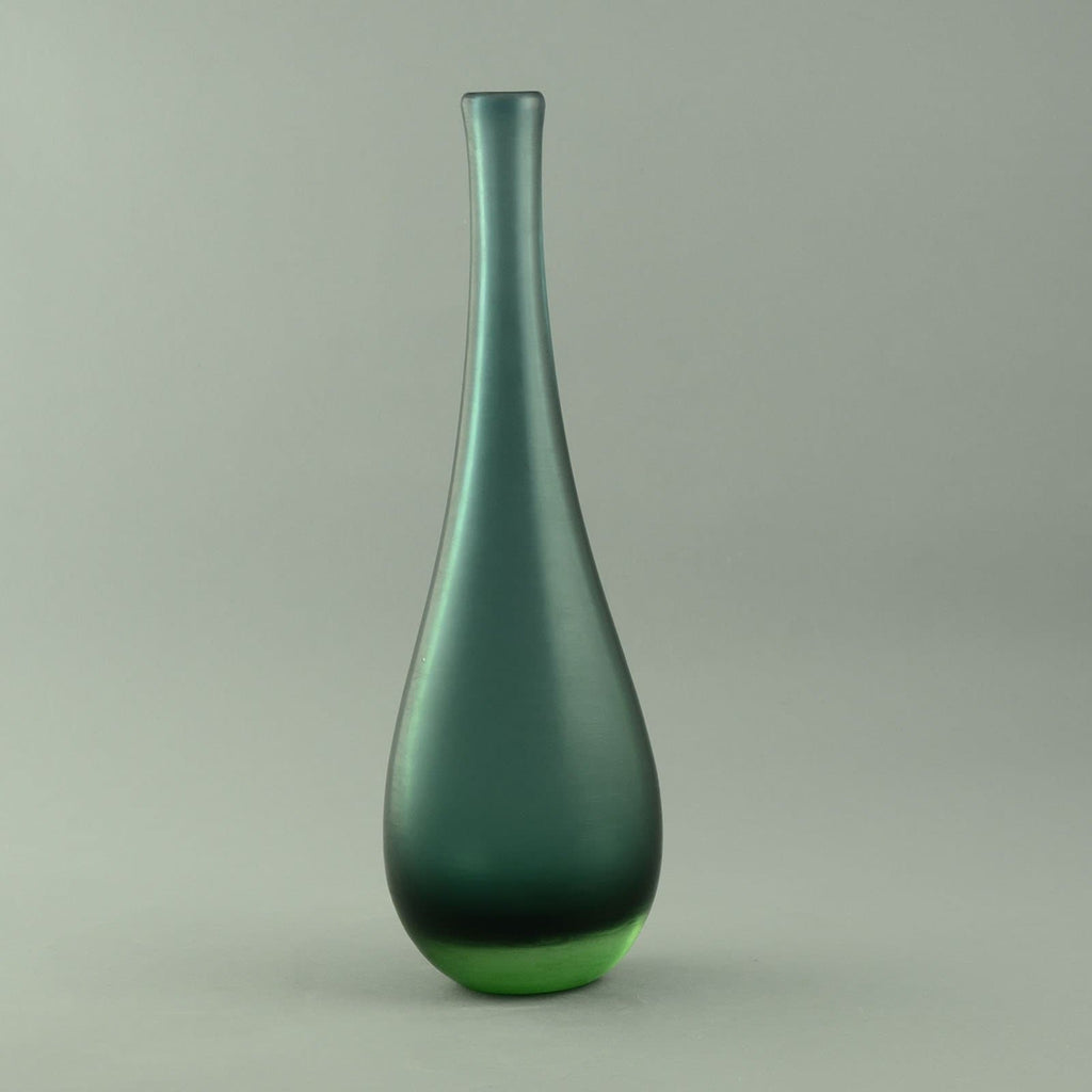 Venini Inciso vase in blue D6169 - Freeforms