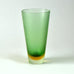 Venini Inciso vase in green and orange G9267 - Freeforms